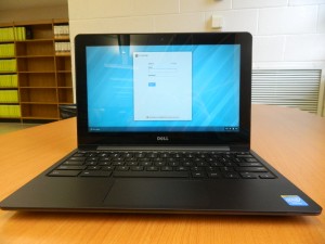 The new chromebook model at BHS.